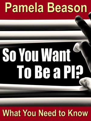 cover image of So You Want to Be a PI?